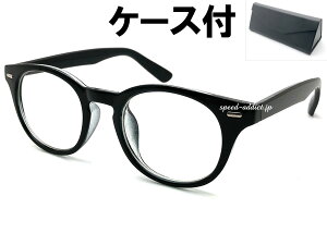 ROUND BOSTON SUNGLASSiEh{XgTOXjBLACK × CLEAR + KlP[X BLACK  NAY ۃKl ی^ Eh^ Zt[ ɒBዾ x[VbN NVJ g  J