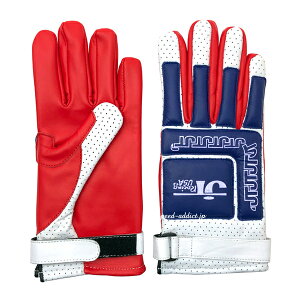 JT Racing USA VINTAGE RACING GLOVEiJT[VOUSAre[W[VOO[ujRED × WHITE × BLUE  bh  gR[J[ honda z_ mx vmx bmx racing _[ggbN gbJ[ It[h