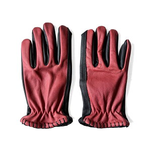 SIGNAL GLOVE�i�V�O�i���O���[�u�jNo.33 RED × BLACK TWO TONE ���b�h �ԐF ���F �c�[�g�� �o�C�J���[ ���n�Ȃ� �o�C�N�p��� ���U�[�O���[�u ���v�O���[�u �J�E���U�[ �c�[�����O �h�� �h�J �V���v�� 