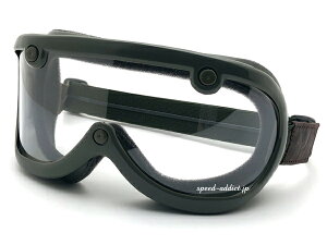 GREASER 60's VINTAGE GOGGLE LEATHER MODEL�i�O���[�T�[60s�r���e�[�W�S�[�O�����U�[���f���jOLIVE GREEN × COCOA �I���[�u�O���[�� �� �R�R�A���U�[ ���B���e�[�W �I�t���[�h ���g�N���X �T�o�Q�[ �~���^��