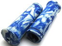 Nice!Motorcycle JACK HAMMER MARBLE GRIP（ナイスモーターサイクルジャックハマーマーブルグリップ）BLUE & WHITE ミリバー用 青白ミリ用7/8インチφ22mmハンドルグリップ変換カラーアダプターアジャスターカスタム改造汎用国産車用