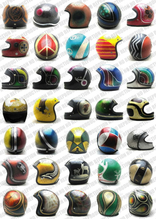 楽天市場】VINTAGE HELMET POSTER（ビンテージヘルメットポスター 