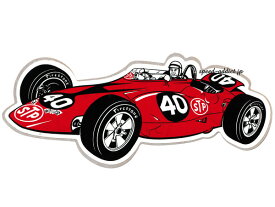 60's VINTAGE STP Sticker STP-Paxton Turbocar（60sビンテージSTPステッカーSTP-Paxtonターボカー）90mm×200mm 【海外直輸入新古品】nascarナスカーindy 500インディ500indy carインディカー ヘルメットステッカーデカール60s70s