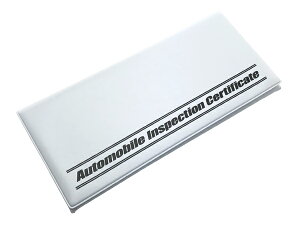 Automobile Inspection Certificate O܂Ԍ؃P[X WHITE × BLACK  zCg 3܂ dqԌ؃P[X Ԍ؏P[X hP[X J[hP[X ی [   Ԍ }bgt