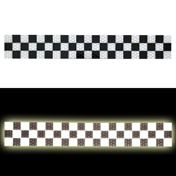 楽天市場】CHECKER リフレクター Sticker（チェッカー再帰反射 