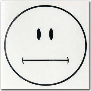 BRAIN DEAD SMILE �w�����b�g�p Cutting Sticker�i�u���C���f�b�h�X�}�C���J�b�e�B���O�X�e�b�J�[�jBLACK �� �f�J�[�� �V�[�� smile buco small baby extra �X�}�C���u�R smily face �X�}�C���[�t�F�C�X �X���[��