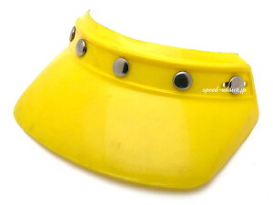70's VINTAGE VISOR 5snapi70sre[WoCU[5XibvjYELLOW F CG[ 5_zbN shield V[h jo[T  ėp WFbgwbg 5_zbN off road It[h It gN