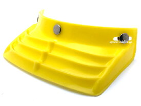70's VINTAGE SPOILER VISOR（70sビンテージスポイラーバイザー）YELLOW 黄色 イエロー off road オフロード ビンテージモトクロス オフ車 bell ベル moto3 モト3 モトスター 500tx rt griffin グリフィン スモールジェットヘルメット