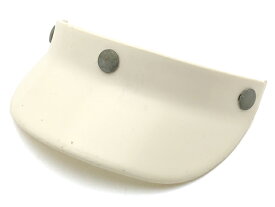 60's VINTAGE BUCO VISOR（60sビンテージブコバイザー）WHITE 【海外直輸入中古品】白半ヘルポリスバイザーポリヘルtravelerトラベラーguardianガーディアンbantamバンタムprotectorプロテクターdefenderディフェンダーspartanスパルタン
