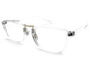 SQUARE BRIDGE SUNGLASS（スクエアブリッジサングラス）CLEAR × CLEAR クリア透明フレームスケルトン伊達メガネ眼鏡めがねダテ定番トレンド流行uv紫外線カットブロック花粉症男女兼用クラシックイタリアンデザイン