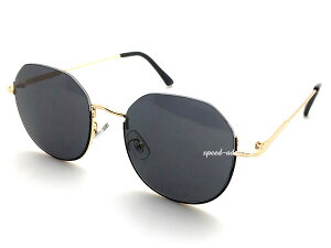 UNDER RIM SUNGLASSiA_[TOXjGOLD/BLACK × SMOKE S[hubNX[NYዾKl߂ˉt[n[ttiC[ACEFAuvOJbgjpjZ