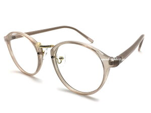 50's STYLE CLASSIC CLEAR BOSTON SUNGLASSi50sNVbNNA{XgTOXjCLEAR x[W/GOLD × CLEAR ɒBዾ_eKlĂ߂˔Ȃ݃{XgVFCv^NAt[NVJ