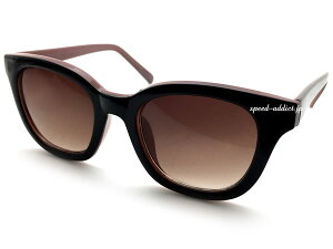 WELLINGTON SUNGLASS for JAPANESEiEFgTOXforWpj[YjBROWN/PINK × BROWN HALF uEsNuEn[tJ[YoCJ[c[g[2c[t[O΍uvJbg