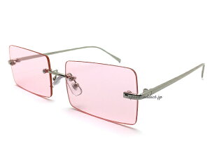 FLAT LENS SQUARE SUNGLASSitbgYXNGATOXjSILVER × PINK Vo[sN[J[usghR[fBl[gX^Ct@bViufUCs][gW[C