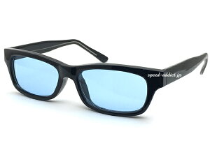 SQUARE SUNGLASSiXNGATOXjBLACK × LIGHT BLUE Cgu[J[YԂCgJ[UVJbgu[YɒBዾɒB߂ˈɒBKlACEGAlpoCJ[V