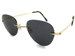 TWO POINT RIMLESS BOSTON SUNGLASSic[|CgX{XgTOXjGOLD × SMOKE S[hFX[NYACEFAjpjZbNXhCu^]O΍􂨏os