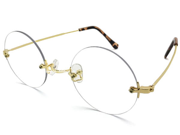 楽天市場】TWO POINT RIMLESS 丸眼鏡 for JAPANESE（ツーポイント 