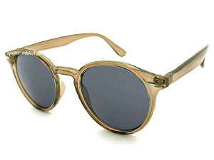 CLASSIC ROUND BOSTON SUNGLASSiNVbNEh{XgTOXj CLEAR BROWN × SMOKE NAuEX[NOJbgjZbNXɒBዾăKlۂ߂˓xȂ{lAWA