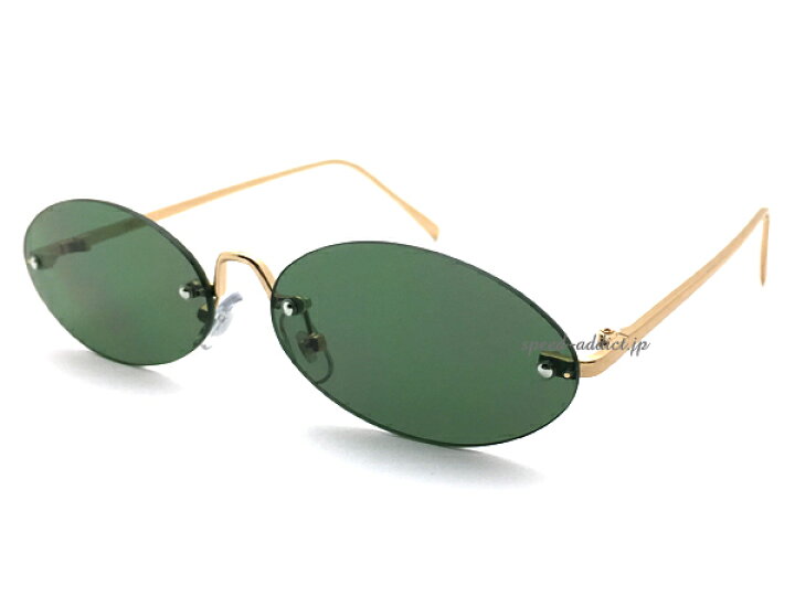 楽天市場】FLAT LENS OVAL SUNGLASS（フラットレンズオーバル 