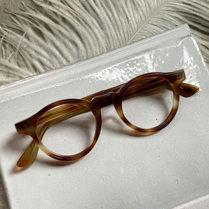 べっ甲メガネデッドストック茶色昭和