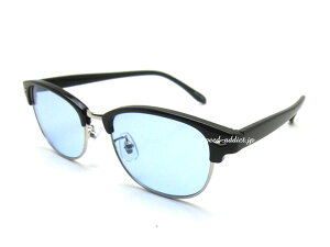 NARROW SIRMONT BROW SUNGLASSii[T[guETOXjBLACK/SILVER × LIGHT BLUE J[Yu[blueFlCJWAXg[gbNT[tnAJWKlዾ߂˃Wpt