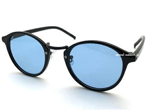 POLARIZED BOSTON SUNGLASSiΌ{XgTOXjBLACK × LIGHT BLUE Cgu[ F Y  Kl  xȂ {Xgt[ ɒBKl  j ނ X|[c TCNO