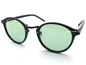 POLARIZED BOSTON SUNGLASSiΌ{XgTOXjBLACK × LIGHT GREEN ΌY ዾ ዾ CgO[ F O[Y Eh{Xg ی^ OJbg jp St XL
