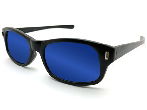 STRAIGHT TEMPLE BIKER SHADEiXg[gevoCJ[VF[hjBLACK × BLUE MIRROR }bgubNu[~[YFsunglassesTOXS[OނtBbVOhCuX|[c}