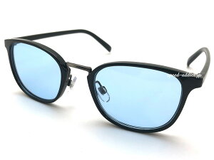 CLASSIC METAL BRIDGE BOSTON SUNGLASSiNVbN^ubW{XgTOXjBLACK × LIGHT BLUE ubNCgu[ɒBዾ_eKlCgJ[^RAWAtBbgI[V[Y