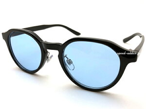 CROWN PANTO BOSTON SUNGLASSiNEpg{XgTOXjBLACK × LIGHT BLUE ubNCgu[J[YĊዾɒBKltt[yʑp`NVJgg