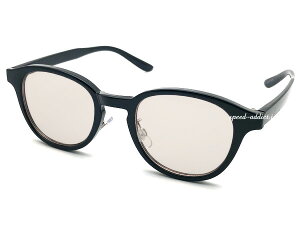 BOSLLINGTON SUNGLASS for JAPANESE(ボスリントンサングラスforジャパニーズ)BLACK × LIGHT BROWN ブラックフレームライトブラウンカラーウェリントンボストン丸メガネレトロクラシカルジャパンフィッ