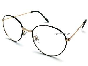  METAL BOSTON SUNGLASSi󃁃^{XgTOXjBLACK/GOLD × CLEAR ubNS[hNA^t[{XgVFCvV[vׂt[ׂԂዾNVbNJWA