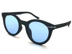 BOSTON RUBBER FRAME SUNGLASSi{Xgo[t[TOXjBLACK × LIGHT BLUE }bgubNCgJ[u[YɒBKlxȂJWAAEghAނtBbVOSt