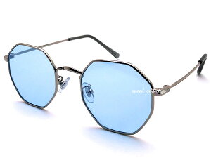 OCTAGON SUNGLASSiIN^STOXjSILVER × LIGHT BLUE Vo[t[u[YJ[Y^p`p`ANZgዾUאgNVJghJWAX}[gN[