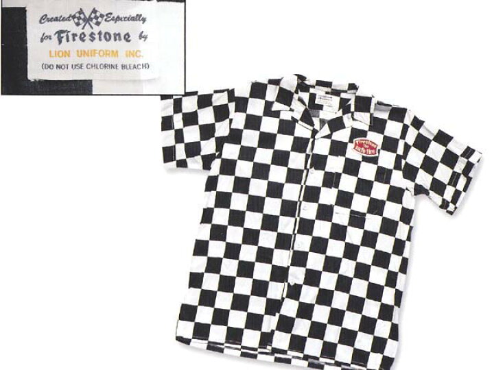 楽天市場】CHECKER SHIRT S/S（チェッカーシャツ半袖） 白黒市松模様 