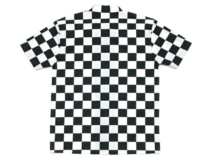 楽天市場】CHECKER SHIRT S/S（チェッカーシャツ半袖） 白黒市松模様 