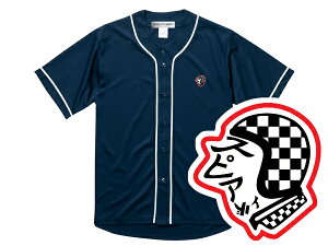 ��SPEED ADDICT TRADE MARK BASEBALL SHIRT�i���x�[�X�{�[���V���c�jNAVY �� �l�C�r�[ �싅���j�t�H�[�� �h�J���b�y�� �������|�C���g�h�J mchal simpson ocean beetle tt&co. ogk shm �V���E�G�C �A���C agv �h���C uv