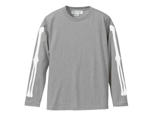 �y���l�i�������܂����zBONE L/S T-shirt�i�{�[�������O�X���[�uT�V���c�jGRAY �O���[��������tee�[���K�C�R�c�鐃h�N��skull�X�J���X�P���g�����܂��G�x���Gvanson�o���\��the whopunkrock�t�F�Xtatoo