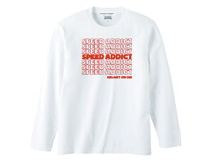 SPEED ADDICT�c L/S T-shirt�i�X�s�[�h�A�f�B�N�g�����O�X���[�uT�V���c�jWHITE ����t�V���c����teebell�x���X�^�[500-tx2500txmoto3star120buco�X���[���u�R�x�r�[�u�R�G�N�X�g���u�Rshoei�V���E�G�Carai�A���C