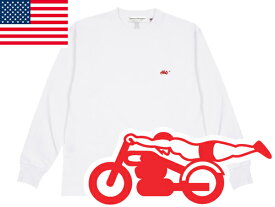 USAコットン SUPER HEAVY WEIGHT スピードアディクト L/S T-shirt（スーパーヘヴィーウェイトTシャツ）WHITE 白 長袖 ロンtee ヘビーオンス usコットン アメリカ製 usa製 メンズ 厚手 goodwear グッドウエア camber キャンバー 古着 70s