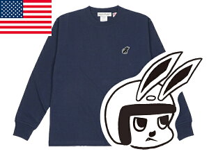 USA�R�b�g�� SUPER HEAVY WEIGHT CHECKER RABBIT L/S T-shirt�i�X�[�p�[�w���B�[�E�F�C�g�`�F�b�J�[���r�b�g�����O�X���[�uT�V���c�jNAVY �l�C�r�[ ���F ���� �����b�y�� �����|�C���g ���� �����Y �w�r�[
