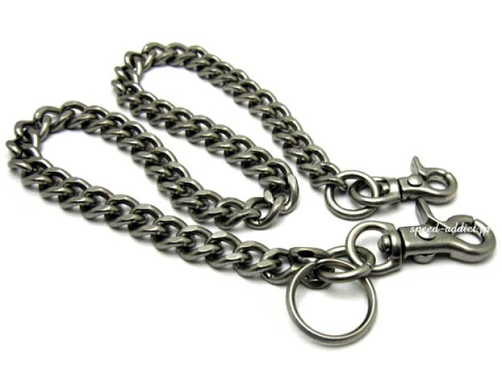 楽天市場】真鍮無垢（鋳物）DOUBLE CLIP WALLET CHAIN 喜平 カット面 