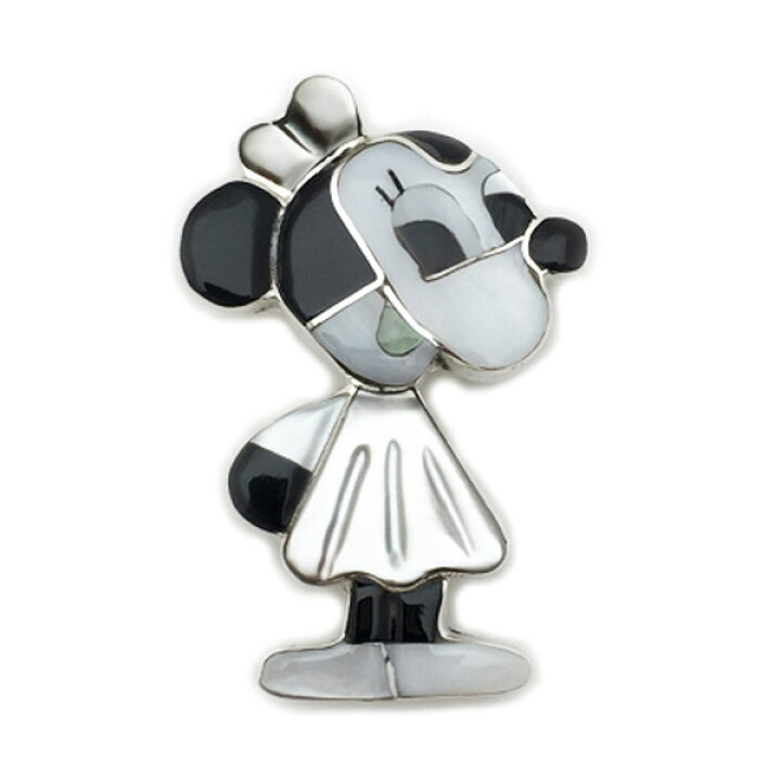 楽天市場】Paula Leekity Brooch Pendant top Minnie Mouse（ポーラ 