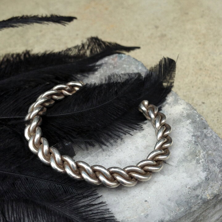 楽天市場】Braided Wire Silver Bracelet（ブレイデッドワイヤー 
