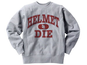 Reverse Weave TYPE HELMET OR DIE SWEAT�i���o�[�X�E�B�[�u�^�C�v�X�E�F�b�g�jGRAY × RED �O���[ �J���b�W�v�����g �J���b�W���S ucla bell buco shoei arai simpson �x�� �u�R �V���E�G�C �A���C �V���v�\�� shm momo