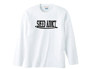 �y���l�i�������܂����zSPEED ADDICT KUSTOM LOGO L/S T-shirt�i�X�s�[�h�A�f�B�N�g�J�X�^�����S�����O�X���[�uT�V���c�jWHITE ��������thot rod�z�b�g���b�hvon dutch���H���_�b�`ed roth�G�h���Xrat fink���b