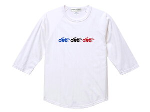 3�X�s�[�h�A�f�B�N�g Raglan 3/4 Sleeves T-shirt�i3SPEED ADDICT���O����3/4�X���[�uT�V���c�jWHITE �����������E�ő��̃C���f�B�A�����g�T�C�N��indian motocycle�{���l�r���\���g�t���b�c�h���b�O���[�Xnas