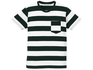 yli܂zPRISONER BORDER POCKET T-shirtivYi[{[_[|PbgTVcjBLACK × WHITE ubNFzCgÒAJWȂ܃vYi[vYlJ[gRo[