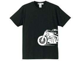 スピードアディクト サイドプリント T-shirt（SPEED ADDICTサイドプリントTシャツ）BLACK 黒世界最速のインディアンモーターサイクルバートマンロー英車英国車triumphbsanortonducatimoto guzzimv agustabmwホンダカワサキヤマハスズキ