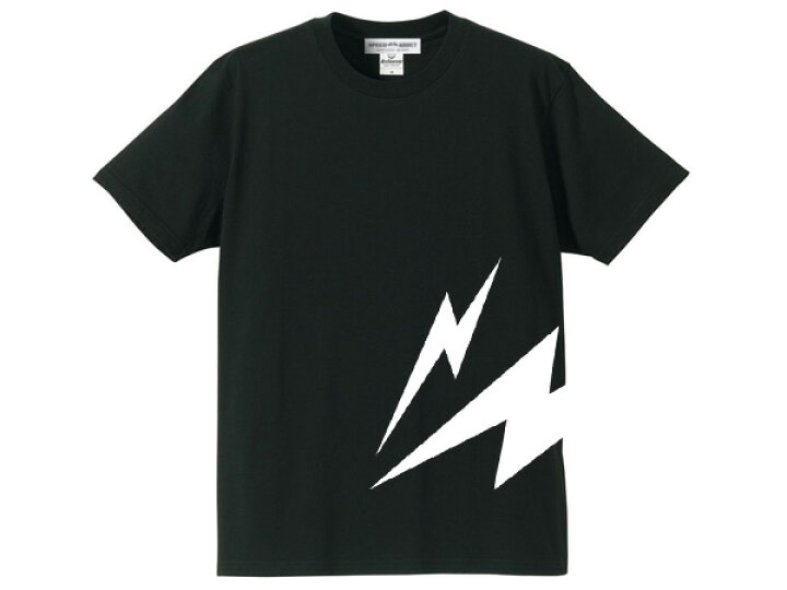 楽天市場 Lightning Bolt サイドプリント T Shirt ライトニングボルトサイドプリントtシャツ Black 稲妻雷カミナリ族暴走族国産旧車會hot Roded Rothrat Finkvon Dutchtatooサンダーボルトサンダーヘッダーショベルヘッドxr750xlchxlhアメカジ Speed Addict